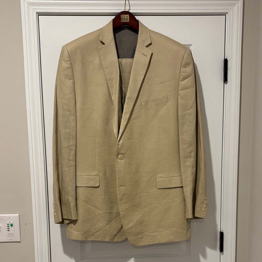 Calvin Klein 3 Piece Linen Suit